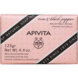 Apivita Bade- & Bruseprodukter Apivita Natural Soap Soap with Rose & Black Pepper 125