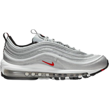 Grå - Herre - Imiteret læder Sneakers Nike Air Max 97 W - Metallic Silver/White/Black/Varsity Red
