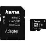 Hama UHS-I Hukommelseskort & USB Stik Hama 00124000 microSDHC Minneskort inkl. SD-adapter, 32 GB, Svart