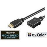 Shiverpeaks HDMI-kabler - Sort Shiverpeaks Basic-S-HDMI-förlängning-HDMI-kontakt A A, guldpläterad, Ultra