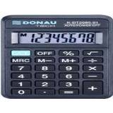 Pocket calculator Donau calculator TECH pocket calculator, 8 digits. display, dim. 114x69x18 mm, black