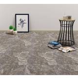 Gulve vidaXL Self-adhesive Flooring Planks 20 pcs PVC 1.86 mÂ² Black Marble