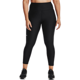 4XL - Dame - Fitness Tights Under Armour Women's HeatGear No-Slip Waistband Ankle Leggings - Black