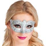 Middelalderen Masker Boland Venice Felina Eye Mask Silver