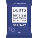 Snacks Burts British Hand Cooked Potato Chips Sea Salt 40g
