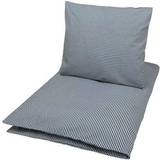 Müsli Blå Tekstiler Müsli Baby sengetøj 70x100 cm - Stripe blue - 100% økologisk bomulds