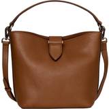 Skind Bucket Bags Decadent Lexie Small Håndtaske, Cognac