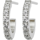Edblad Glow Earrings Mini - Silver/Transparent