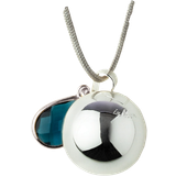 Bola Smykker Bola Pregnancy Charm Pendant - Silver/Blue