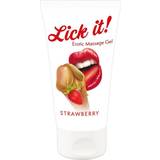 Massageolier Laid Lick it! Erotic Massage Gel-Jordbær