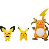 Pokémons Figurer Pokémon Pichu Pikachu Raichu Evolution Multipack Style 2