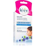 Voks Veet Strips with wax for facial hair removal