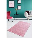 Pink Udendørs gulve Furniturebox Entrematta Hemangie 60x140 cm Rosa/Sammet