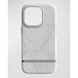 Richmond & Finch Hvid Mobiltilbehør Richmond & Finch iPhone 14 Pro cover White Marble