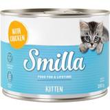 Smilla Dyrlægefoder - Katte Kæledyr Smilla 6x200 g Kitten Kylling Kattefoder