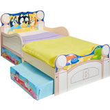 Animals - Opbevaringsmuligheder Senge Bluey Toddler Bed with Underbed Storage Drawer 70x140cm