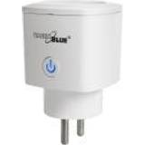 GreenBlue Remote WiFi socket, Android/iOS/Alexa/Google Home, energy consumption, timer, max 3680W, type E, GB720 E