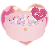 Tyggelegetøj Legekugler Meow Baby rosa bollhav med 250 bollar, Amour: 40 cm