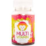 Multivitaminer Vitaminer & Mineraler Monkids Multivitamin Raspberry 60 stk