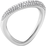Diamanter Ringe Georg Jensen Offspring Ring - Silver/0.29ct. Diamonds