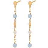Pernille Corydon Afterglow Sea Earrings - Gold/Agate/Pearl