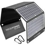 RealPower Oplader Batterier & Opladere RealPower SP-30E 412766 Solcelle-oplader 30 W