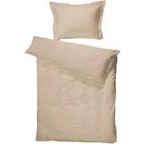 Turiform sengetøj 100x140 cm - Ensfarvet beige sengetøj