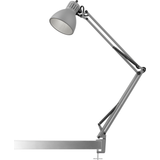 Skrivebordslamper - Stål Bordlamper Nordic Living Archi T1 Junior Silk Grey Bordlampe 26.2cm