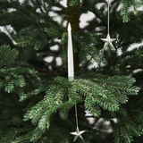 LED-belysning - Metal Julebelysning Nordic Winter Star with Holder Silver Juletræslys 20 Pærer 20stk