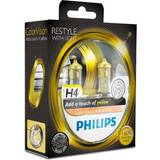 Philips h4 colorvision, gul 2-pak