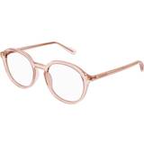 Gucci Beige Briller & Læsebriller Gucci GG 1004O 006, including lenses, ROUND Glasses, FEMALE