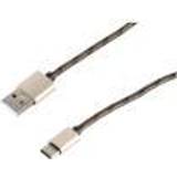 Brun - USB-kabel Kabler S-Conn 14-50083, 2