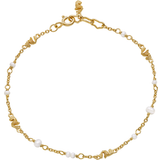 Hvid - Vielsesringe Smykker Maanesten Mero Bracelet - Gold/Pearls