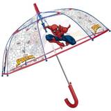 Orange Paraplyer Perletti Marvel Spiderman Transparent Automatic Umbrella 45 CM