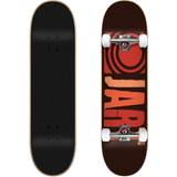 Brun Komplette skateboards Jart Komplet Skateboard Classic (Brun/Orange/Rød) Brun/Orange/Rød 7.87"