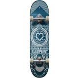 Komplette skateboards Blueprint Home Heart Komplet Skateboard Blå/Sort 7.75"