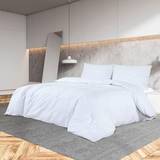 vidaXL sengetøj 240x220 let mikrofiberstof Dynebetræk Hvid