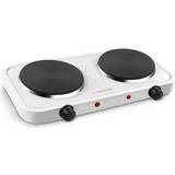 Hvid Fritstående stege- & kogeplader Esperanza EKH010W Adjustable electric cooker 2
