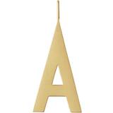 Smykker Design Letters Archetype Charm 30mm A-Z - Gold