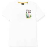 Scotch & Soda Overdele Scotch & Soda Boy's Artwork Organic Cotton T-shirt - White