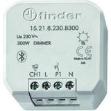 Finder Lysdæmpere Finder Electronic relay with bluetooth dimmer Yesly 1Z 6A 230V AC 15.21.8.230.B300