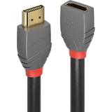 HDMI - Rød Kabler Lindy HDMI Forlængerkabel HDMI-A-stik, HDMI-A-hunstik
