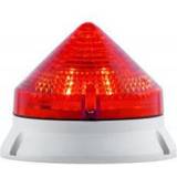 Røde Lysstofrør Blinklampe 240V AC Rød, 332.06.230