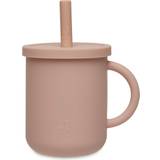 Jollein Pink Sutteflasker & Service Jollein Cup with Straw