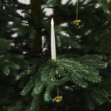 Juletræslys Nordic Winter 780-088 Gold/White Juletræslys 20 Pærer 20stk