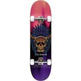 Medium Komplette skateboards Tricks Komplett Skateboard (Navajo) Rosa/Lila/Svart 8"