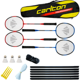 Badmintonsæt & Net Carlton Badminton Turneringssæt 4 pers. G3