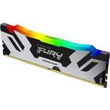 DDR5 - Sølv RAM Kingston Fury Renegade RGB DDR5 4800MHz 16GB ECC (KF568C36RSA-16)