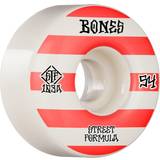 Bones Hjul Bones Wheels Skateboard Hjul Patterns STF 103A 54mm White V4 Wide 4-pak Rød 54mm Unisex Adult, Kids, Newborn, Toddler, Infant