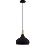 Loftlamper Eglo Sabinar Black Pendel 28cm